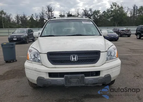 2005 Honda Pilot Exl from USA, damaged, VIN 5FNYF18665B054587